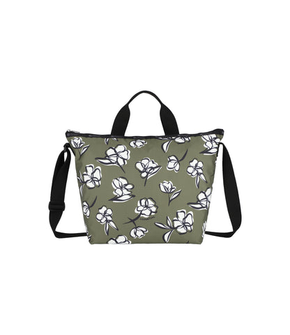 Deluxe Easy Carry Tote<br>Olive Floral Silhouette