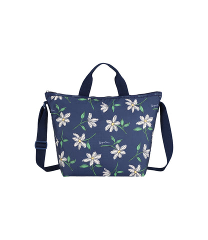 Deluxe Easy Carry Tote<br>Floral Blooms Navy