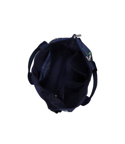 Deluxe Easy Carry Tote<br>Floral Blooms Navy