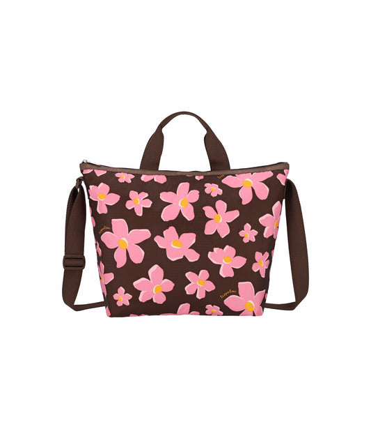 Deluxe Easy Carry Tote<br>Autumn Blooms Plum