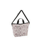 Deluxe Easy Carry Tote<br>Classic Python Ivory