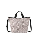 Deluxe Easy Carry Tote<br>Classic Python Ivory
