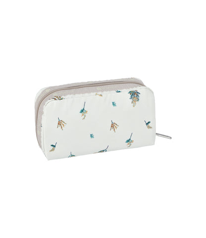 Rectangular Cosmetic<br>Mimosa Floral