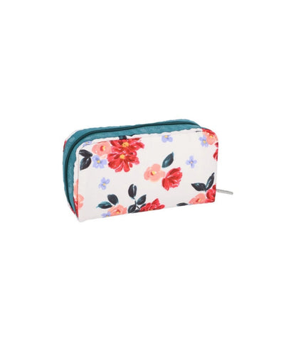 Rectangular Cosmetic<br>Painterly Floral