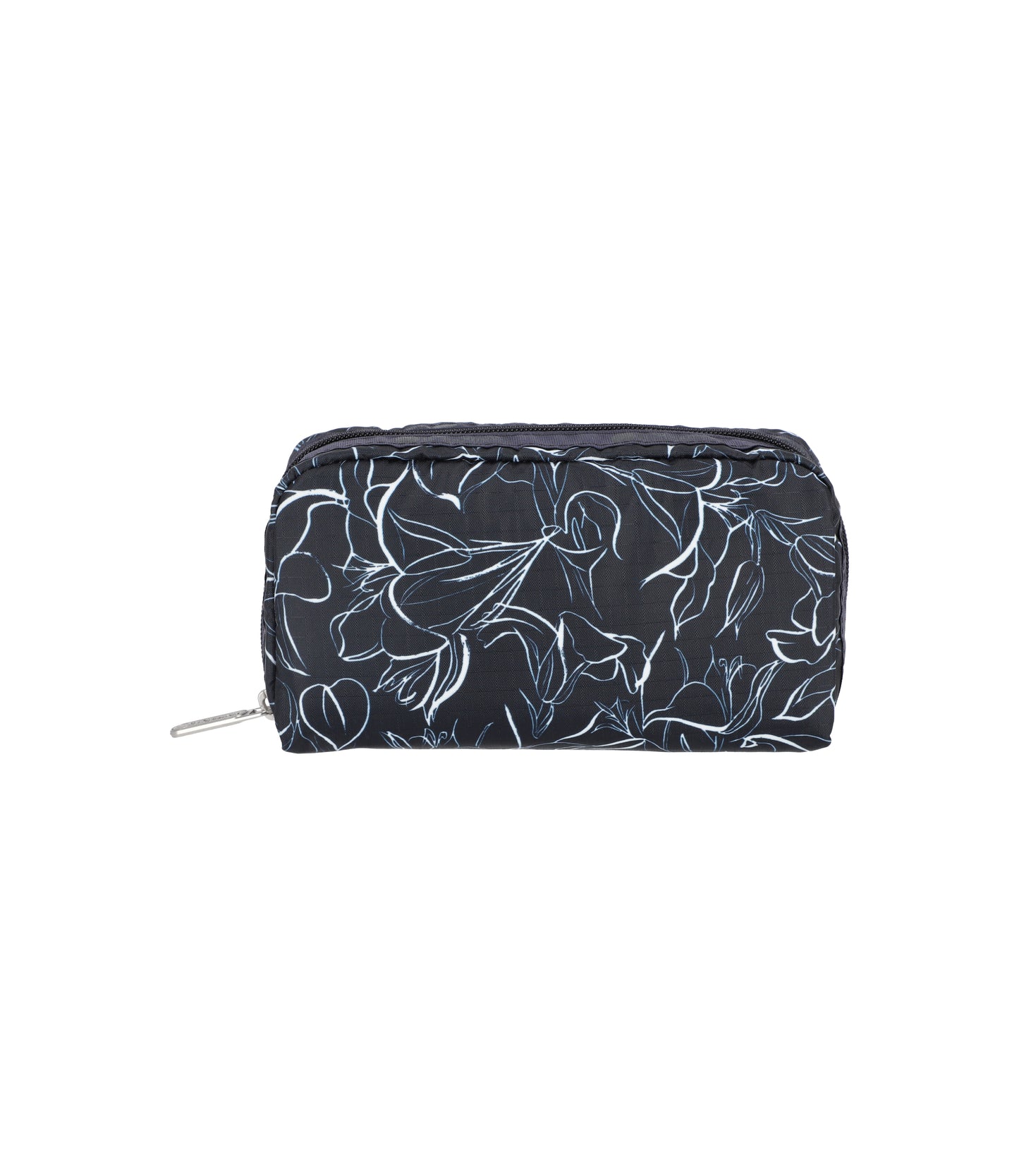 Rectangular Cosmetic<br>Sketched Floral Navy