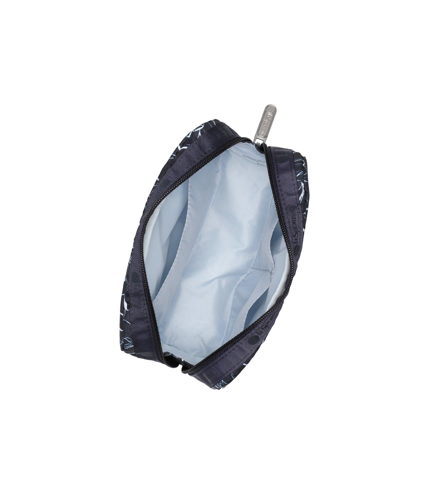 Rectangular Cosmetic<br>Sketched Floral Navy