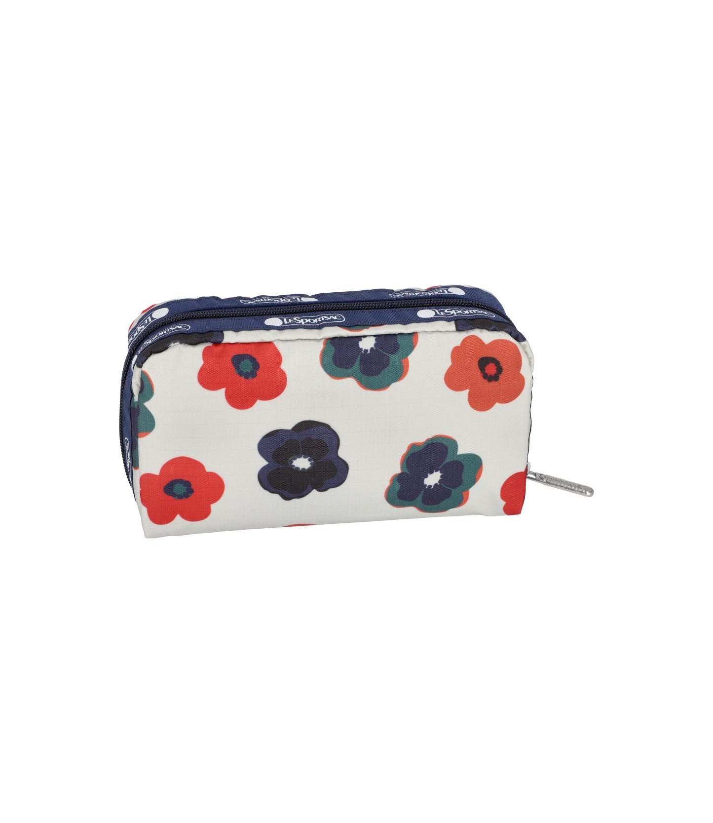 Rectangular Cosmetic<br>Retro Ivory Floral