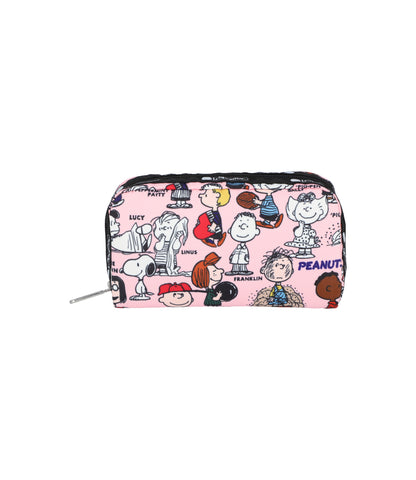 Rectangular Cosmetic<br>Peanuts Gang Pink