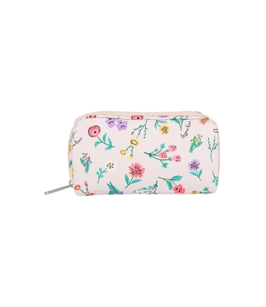 Rectangular Cosmetic<br>Tossed Wildflowers
