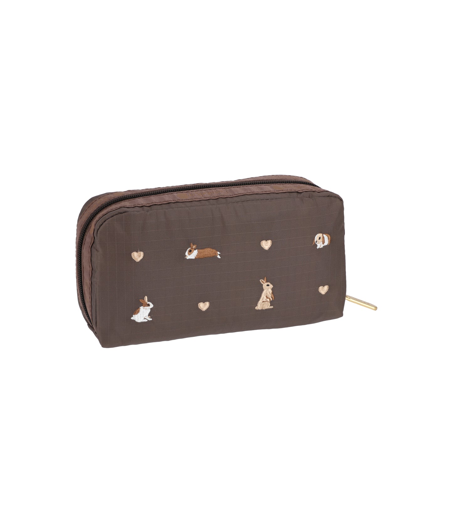Rectangular Cosmetic<br>Bunny Embroidery