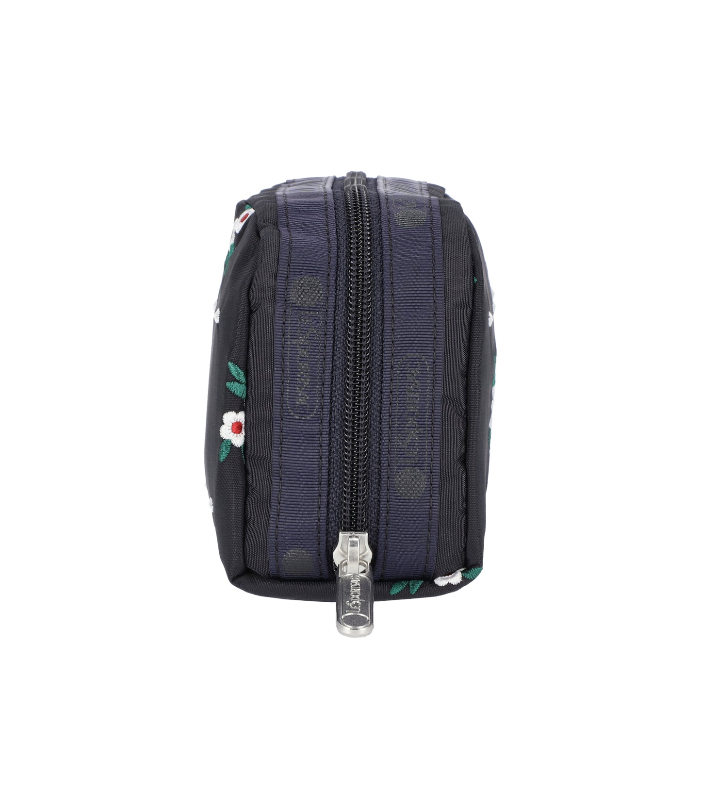 Rectangular Cosmetic<br>Floral Lattice Embroidery