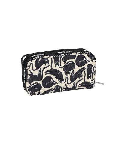 Rectangular Cosmetic<br>Black Cats Silhouette