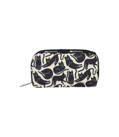 Rectangular Cosmetic<br>Black Cats Silhouette