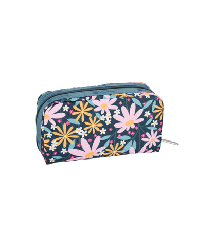 Rectangular Cosmetic<br>Retro Daisies