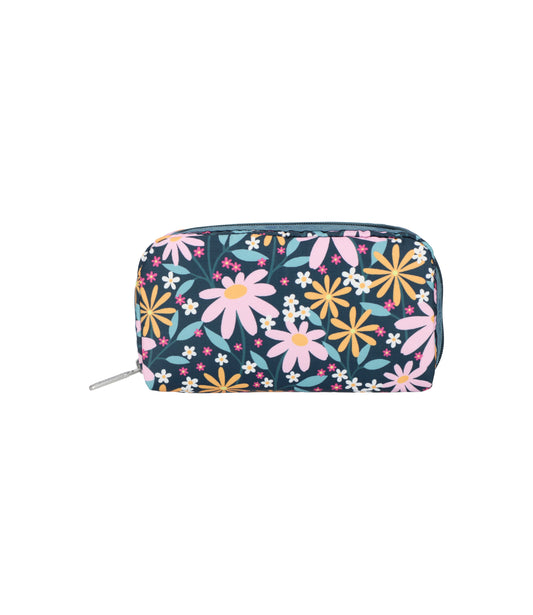 Rectangular Cosmetic<br>Retro Daisies