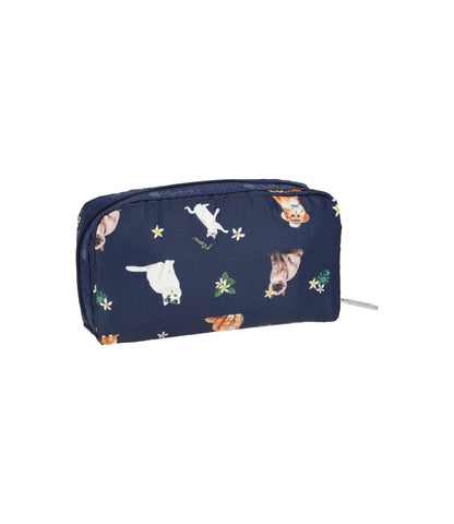 Rectangular Cosmetic<br>Tropical Meow Cat
