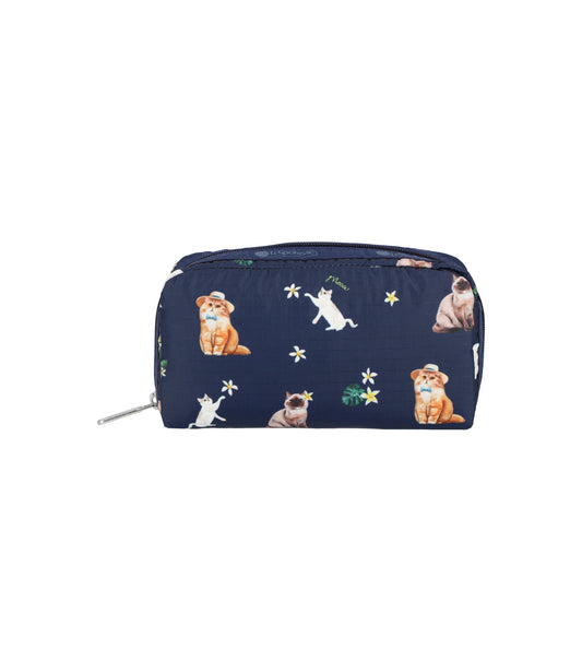 Rectangular Cosmetic<br>Tropical Meow Cat