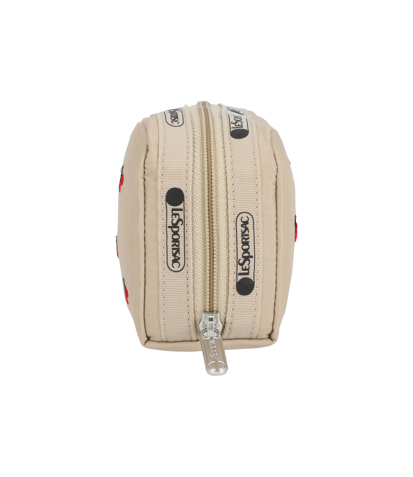 Rectangular Cosmetic<br>Cherry Embroidery