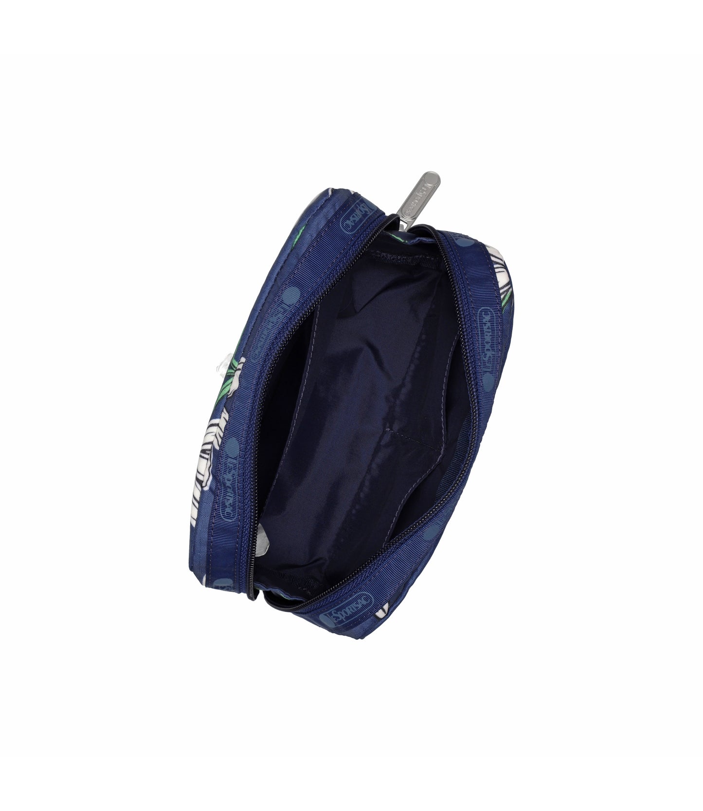 Rectangular Cosmetic<br>Floral Blooms Navy
