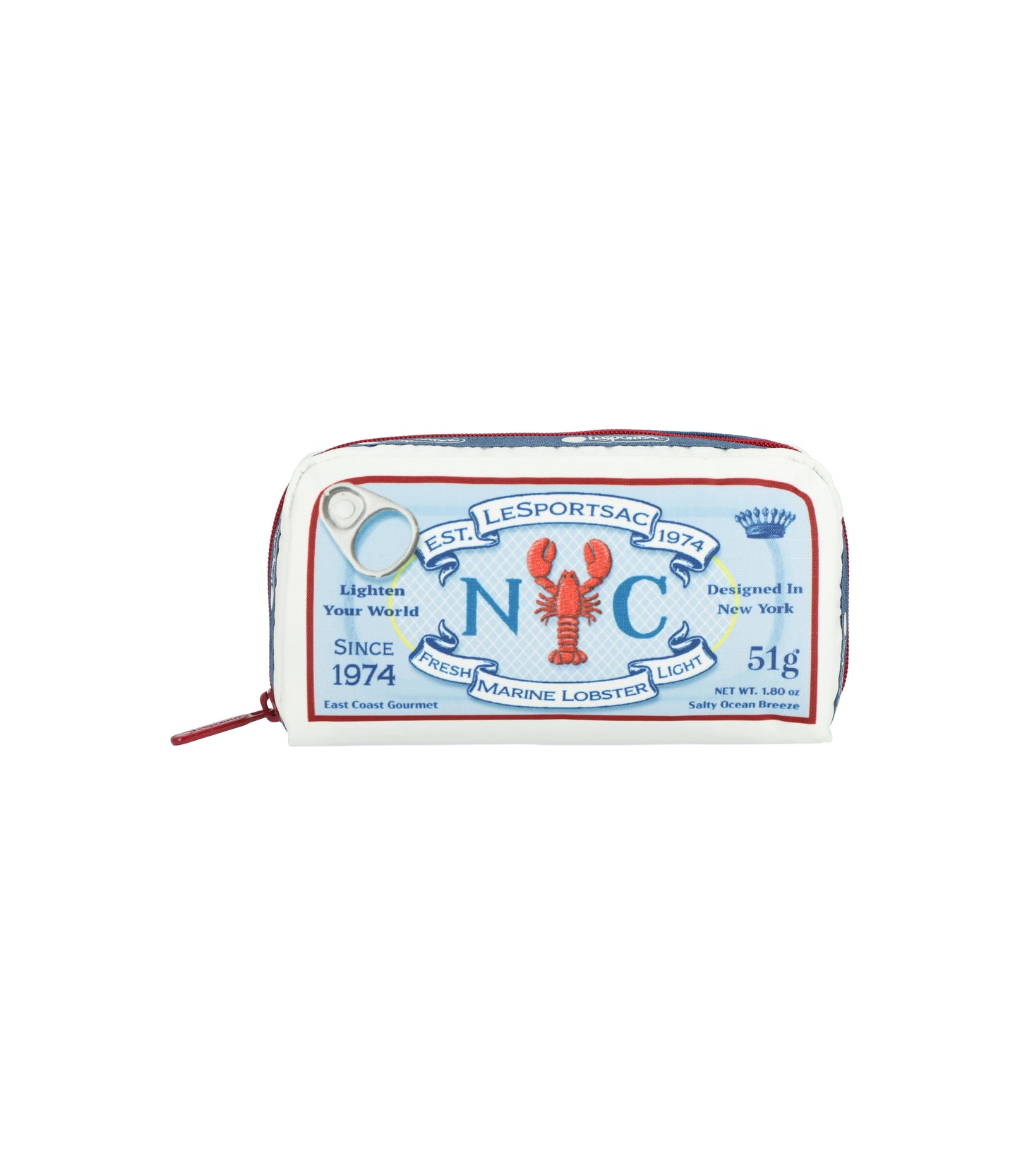 Rectangular Cosmetic<br>Scarlet Lobster