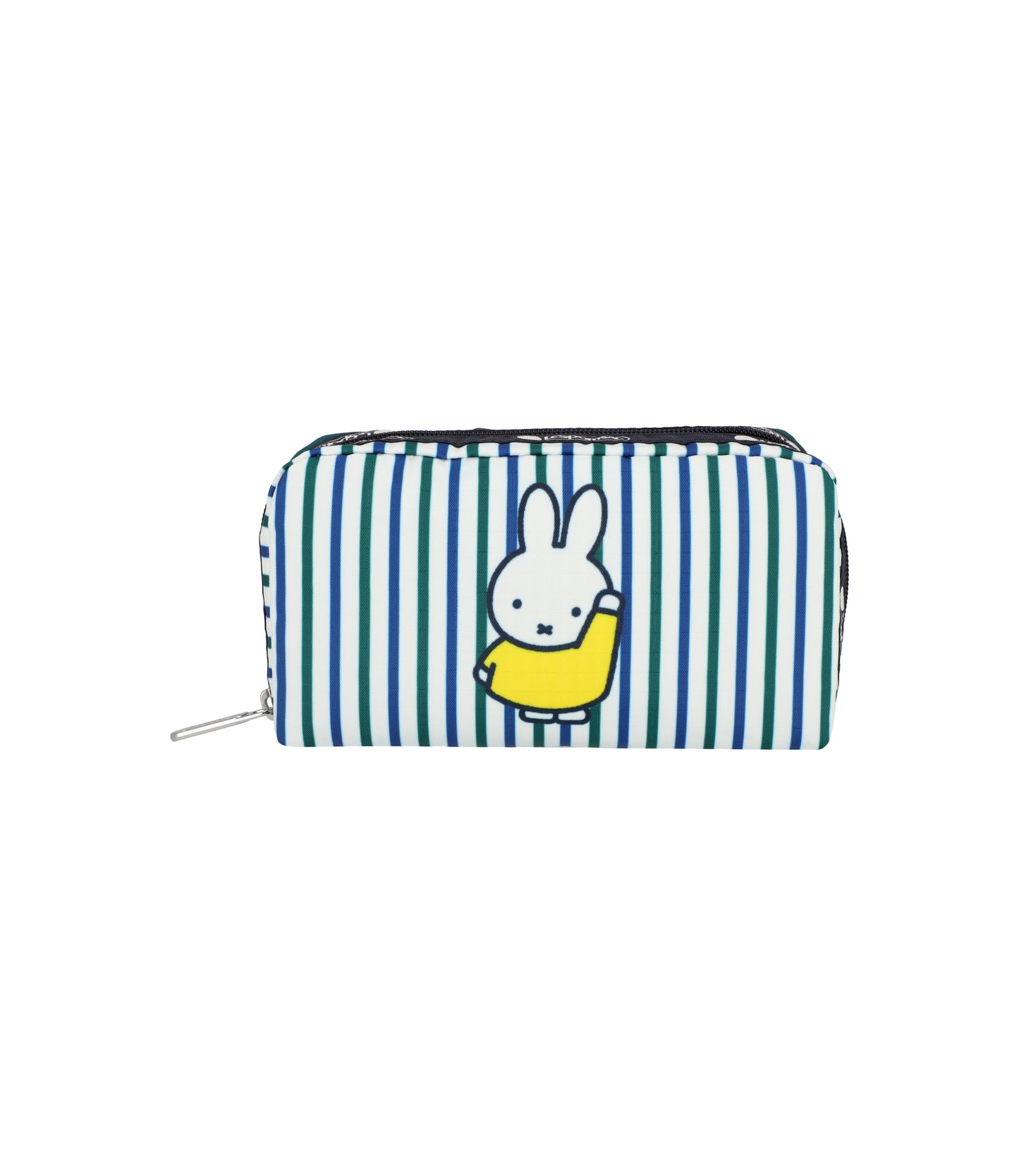 Rectangular Cosmetic<br>Miffy Stripe/ Green Rectangular