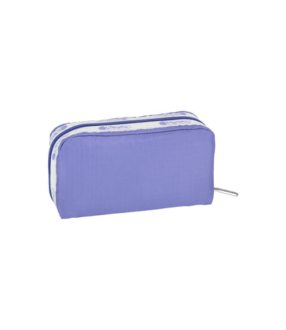 Rectangular Cosmetic<br>Deep Periwinkle Logo Cosmetic