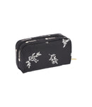 Rectangular Cosmetic<br>Joyful Flowers Embroidered