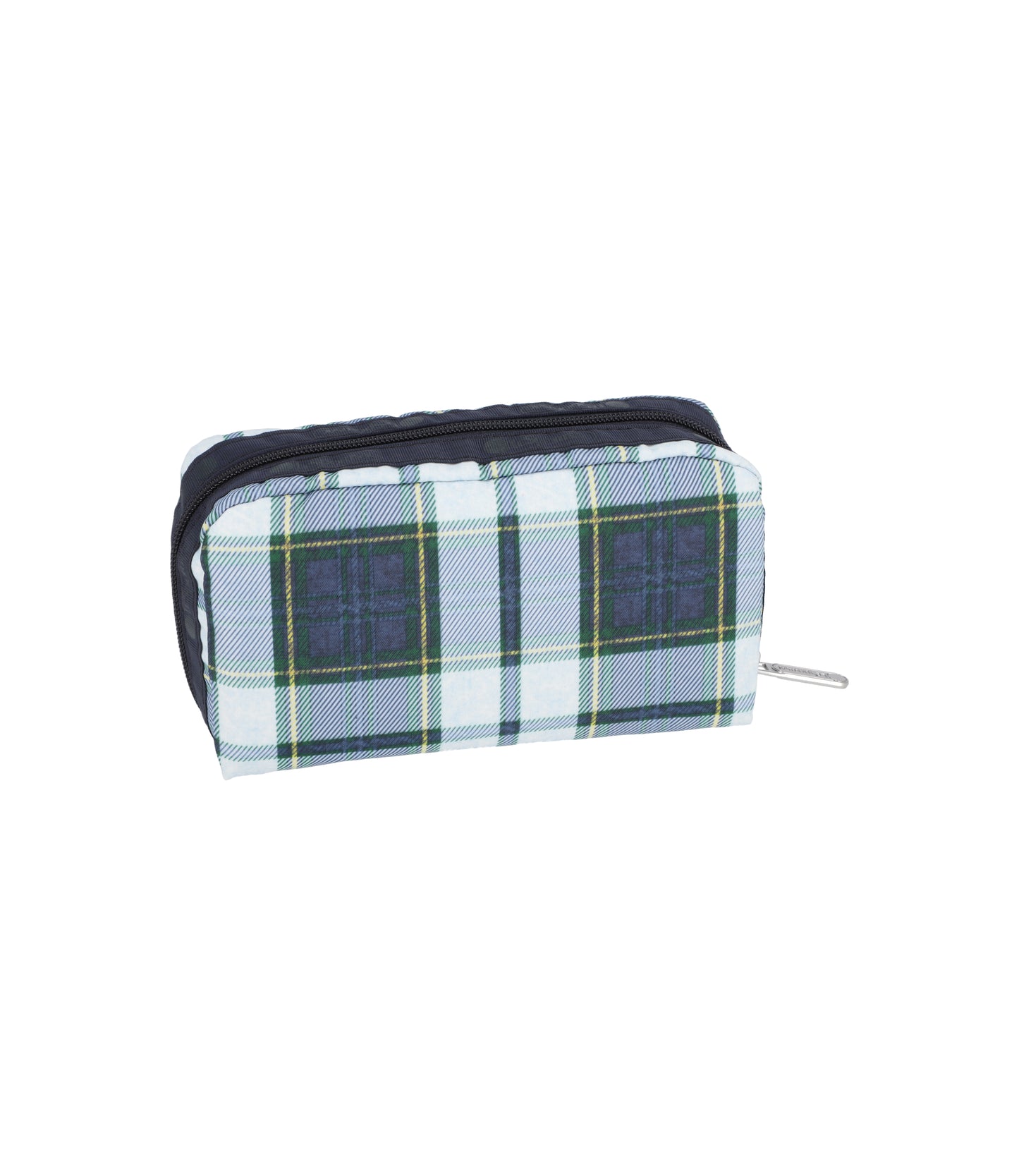 Rectangular Cosmetic<br>Deep Blue Tartan