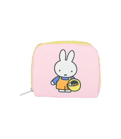 Square Cosmetic<br>Miffy Pink/Orange Square