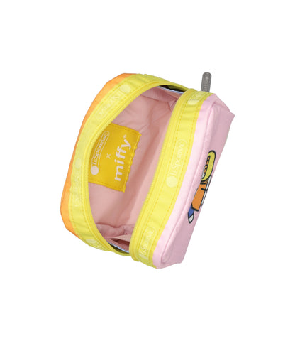Square Cosmetic<br>Miffy Pink/Orange Square