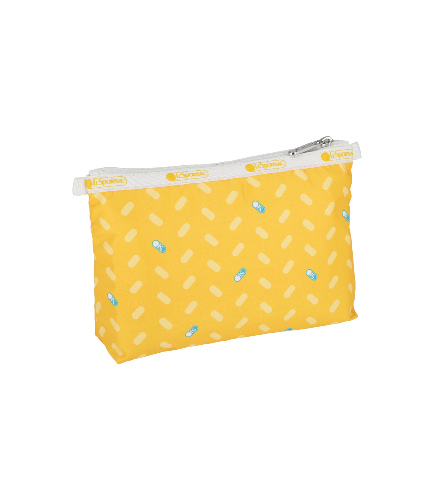 Cosmetic Clutch<br>Logo Toss Yellow