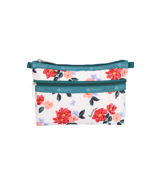 Cosmetic Clutch<br>Painterly Floral