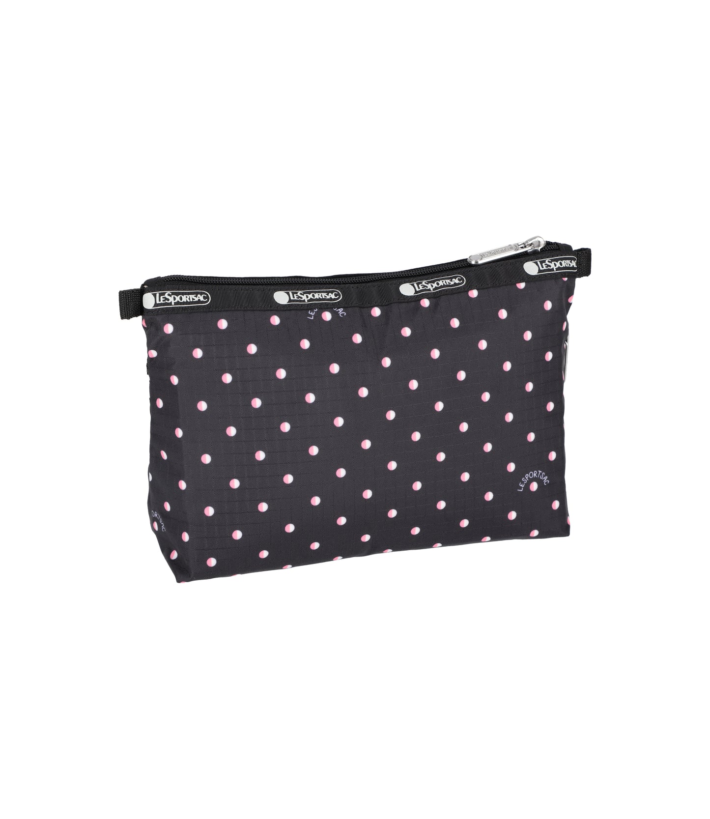 Cosmetic Clutch<br>Pink Geo Dot