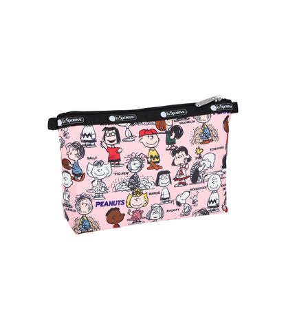 Cosmetic Clutch<br>Peanuts Gang Pink