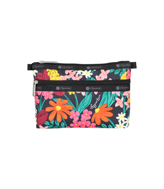 Cosmetic Clutch<br>Bright Garden Blooms