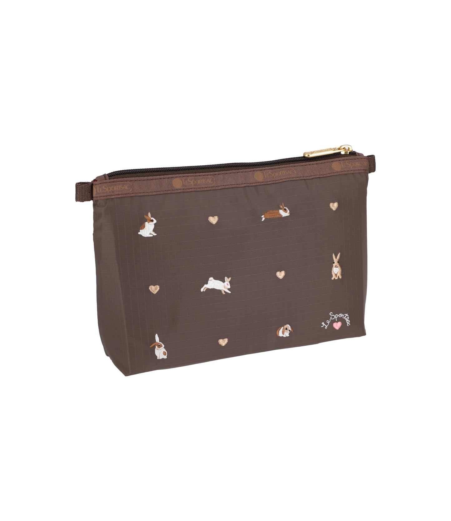 Cosmetic Clutch<br>Bunny Embroidery