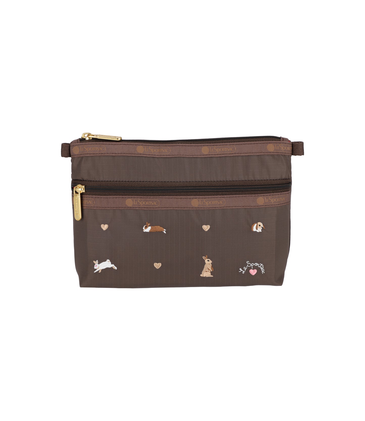 Cosmetic Clutch<br>Bunny Embroidery