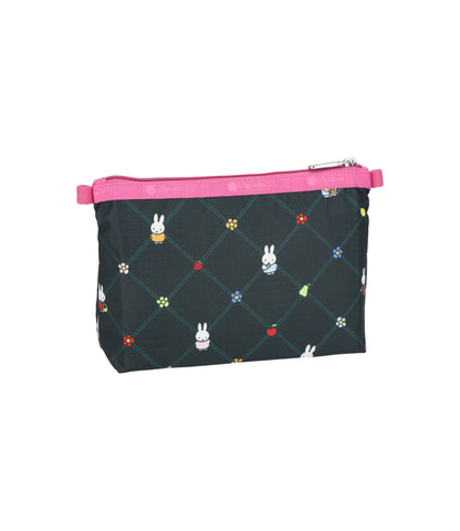 Cosmetic Clutch<br>Miffy Orchard Green/Pink