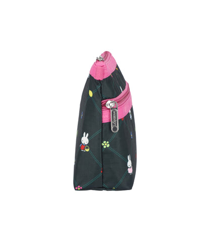 Cosmetic Clutch<br>Miffy Orchard Green/Pink