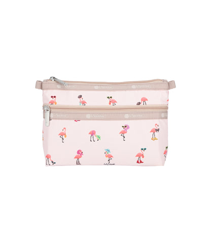 Cosmetic Clutch<br>Flamingo Party