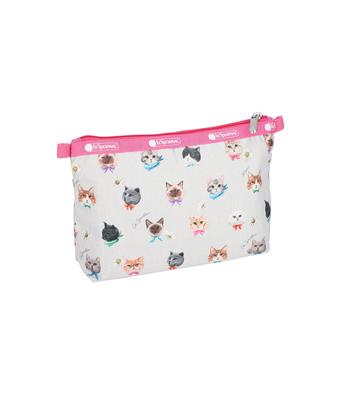 Cosmetic Clutch<br>Playful Cats Gray Accessories