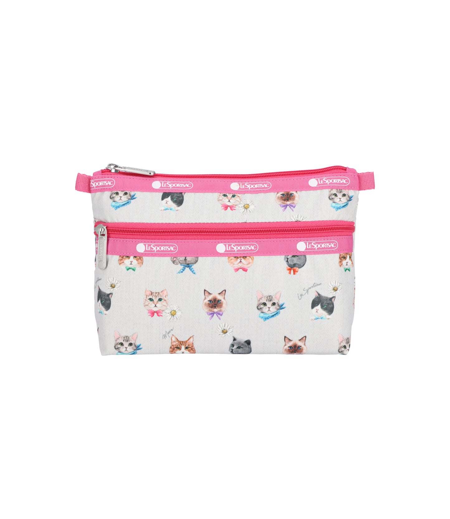 Cosmetic Clutch<br>Playful Cats Gray Accessories