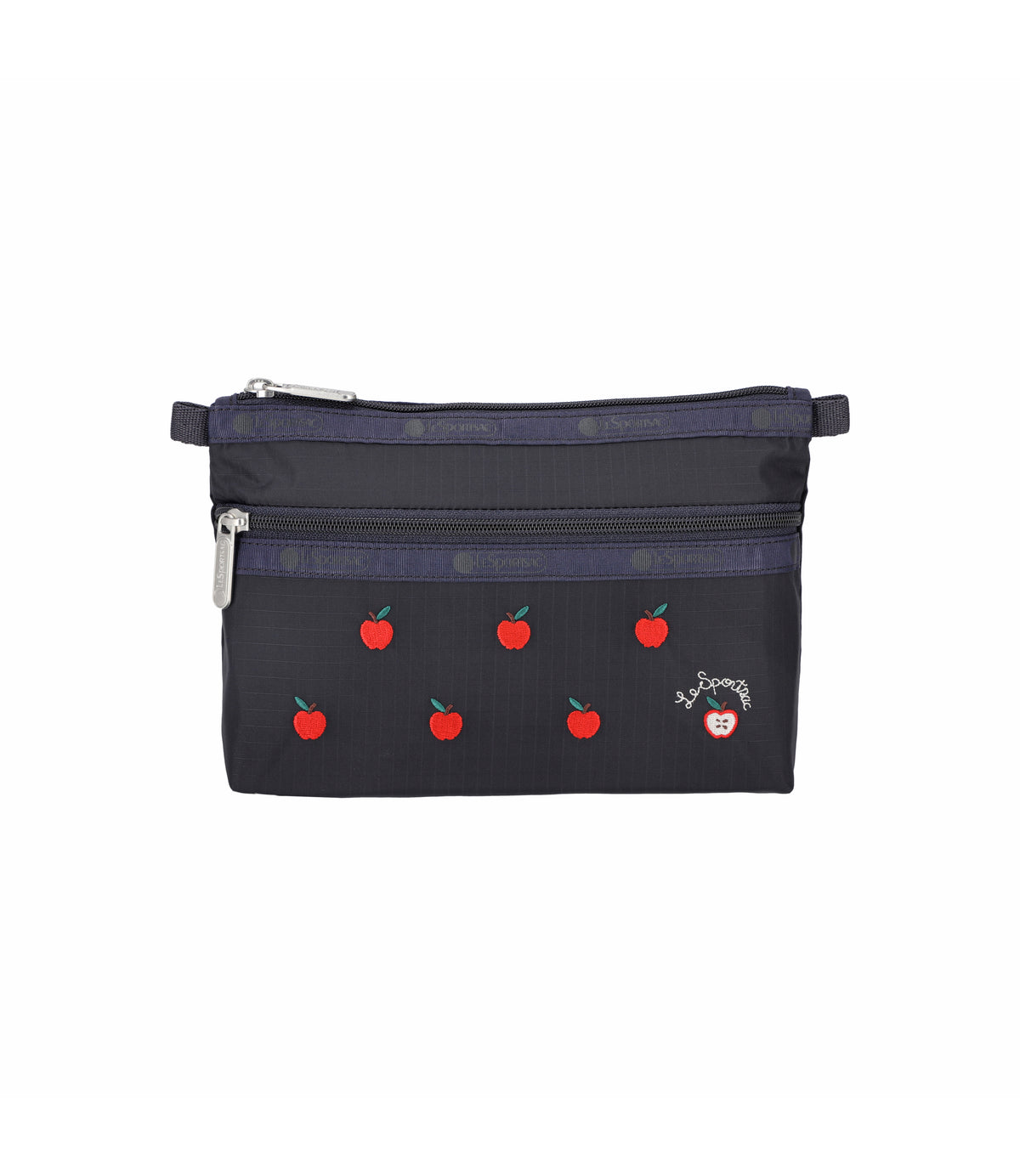 Cosmetic Clutch<br>Red Apple Embroidery