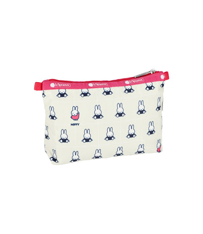 Cosmetic Clutch<br>Miffy Grid Check Accessory