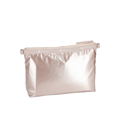 Cosmetic Clutch<br>Rose Gold Shine
