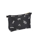 Cosmetic Clutch<br>Joyful Flowers Embroidered