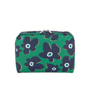 Extra Large Rectangular Cosmetic<br>Cutout Floral