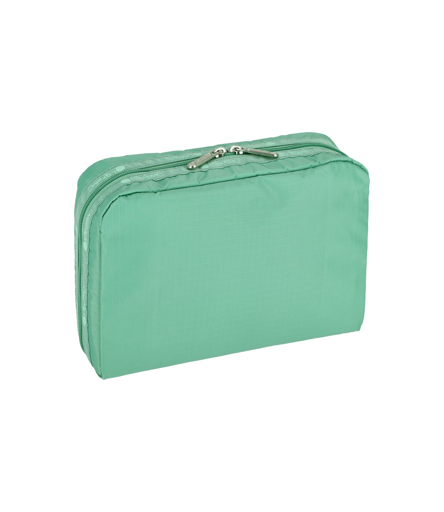 Extra Large Rectangular Cosmetic<br>Sage Green Logo Cosmetic