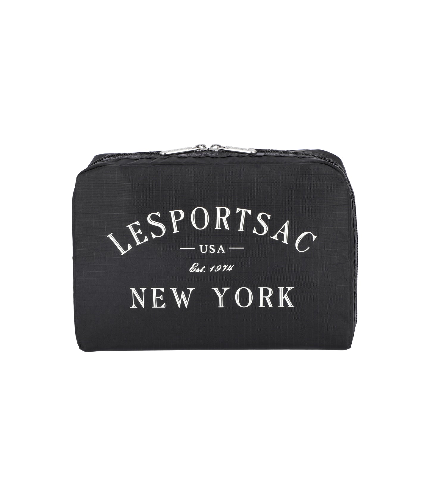 Extra Large Rectangular Cosmetic<br>Black Logo Cosmetic