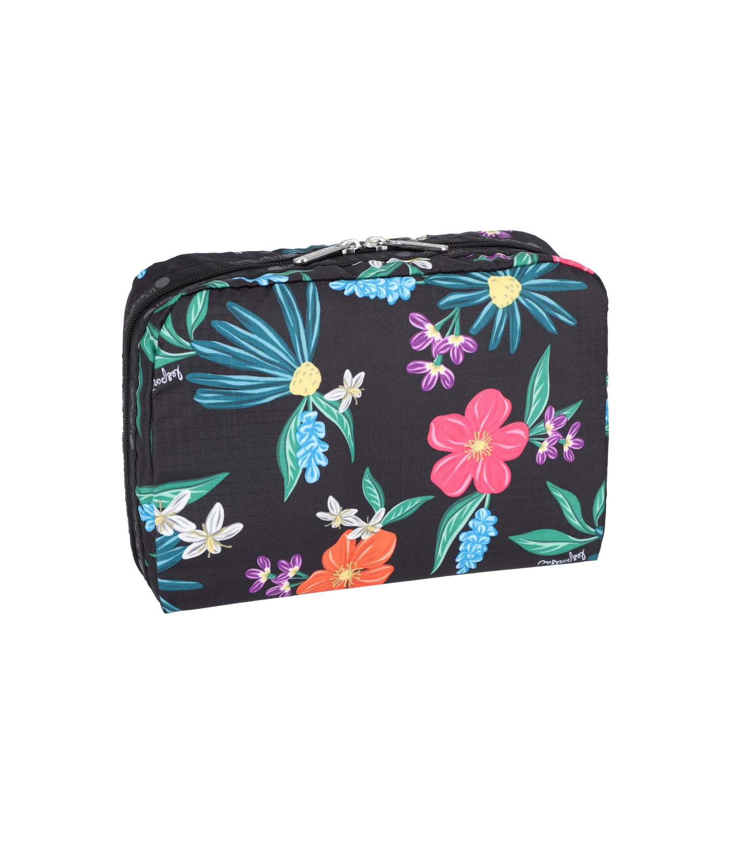 Extra Large Rectangular Cosmetic<br>Wild Flower Watercolor